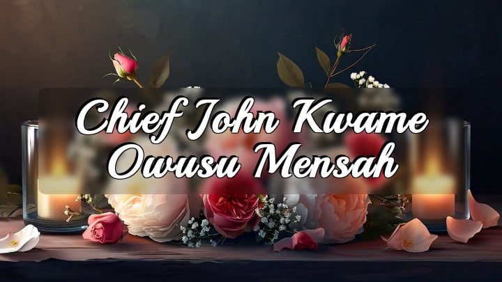 Chief John Kwame Owusu Mensah, Cibolo, TX