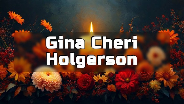 Gina Cheri Holgerson, Lenoir, NC
