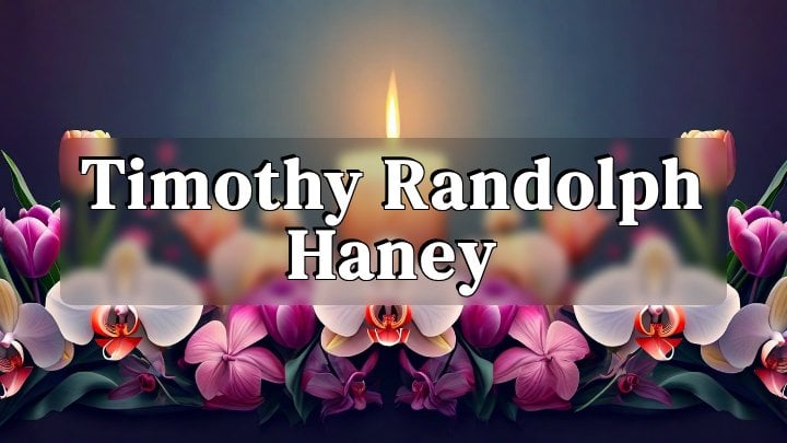 Timothy Randolph Haney, Ionia, MI